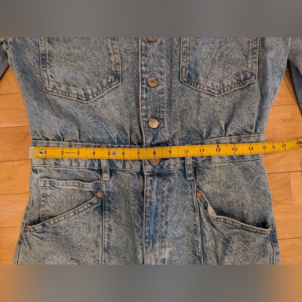 Free People Touch the Sky Denim Jumpsuit - Picture 12 of 15